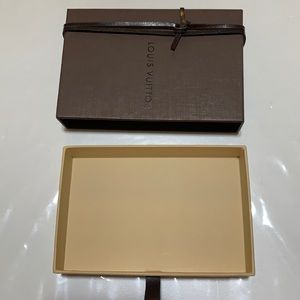 Louis Vuitton small box for SLG with strap as seen in pictures